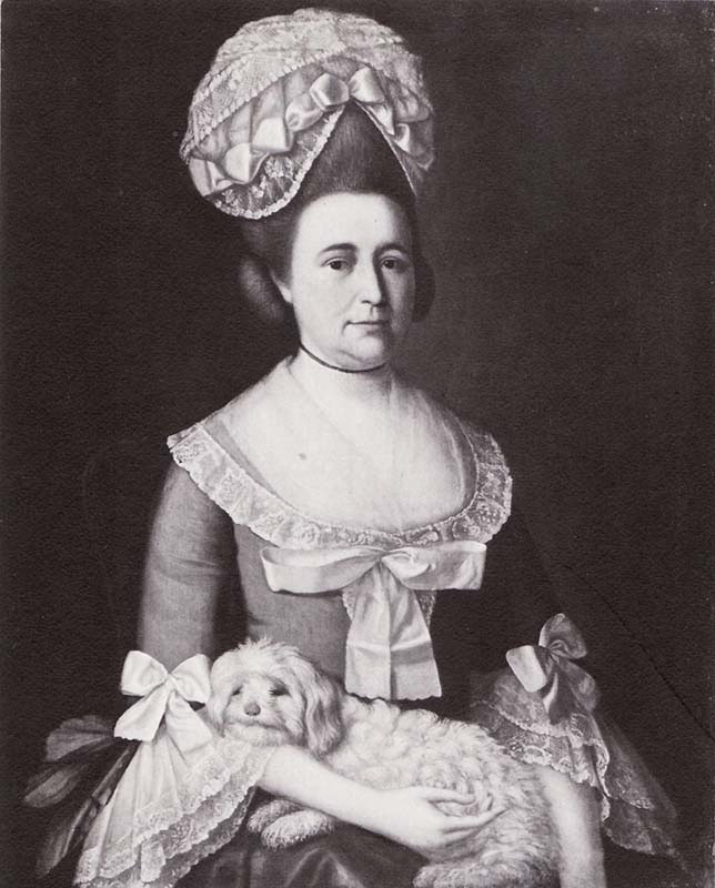Unknown Lady with a Dog 